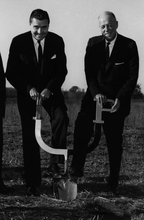 IU and PU joint ground breaking in 1961